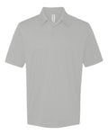 Performance 3 Button Sport Shirt - Sport Silver