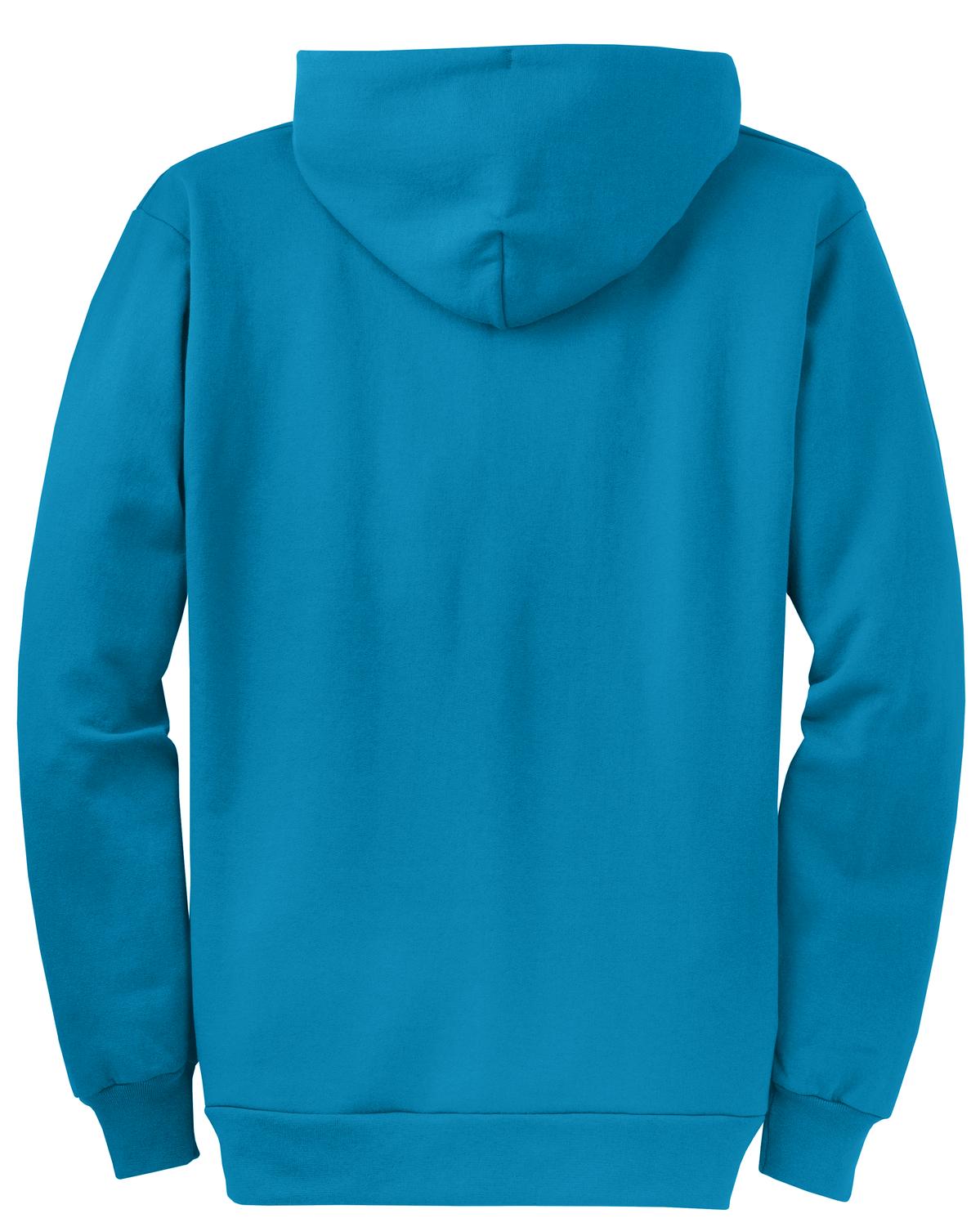 Unisex Core Fleece Full-Zip Hoodie - Neon Blue