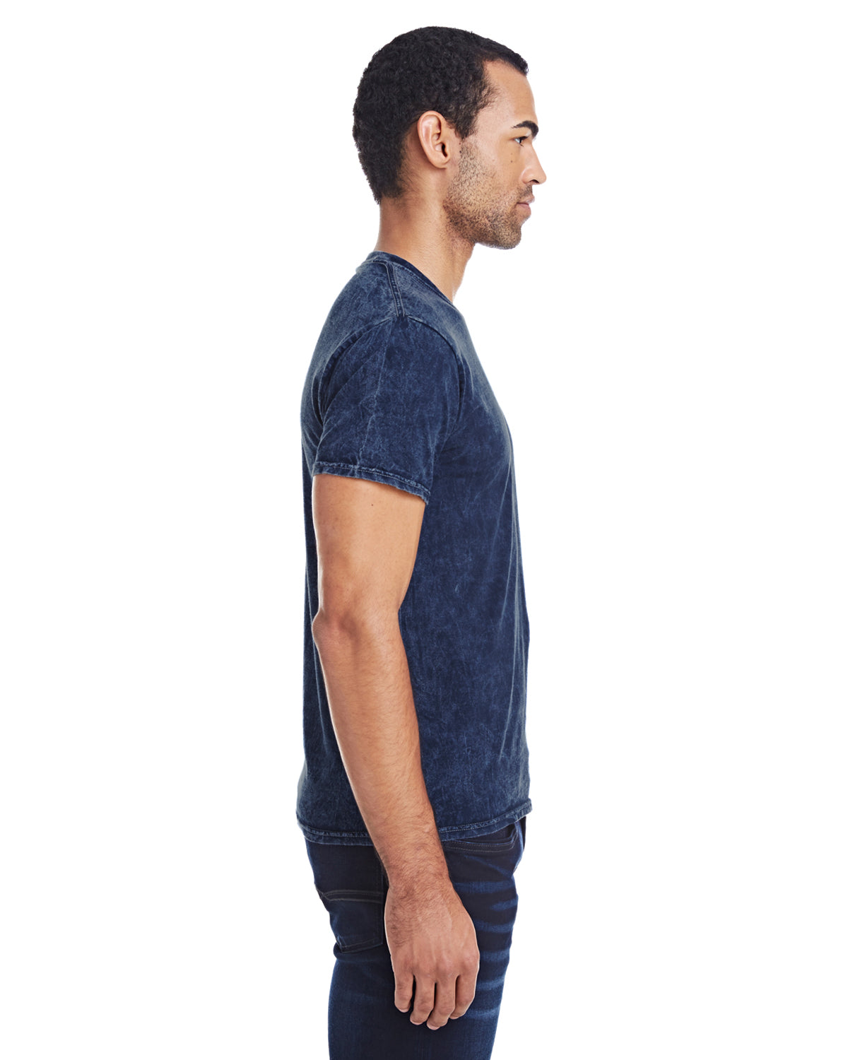 Unisex 100% Cotton Vintage Wash T-Shirt - Mineral Navy