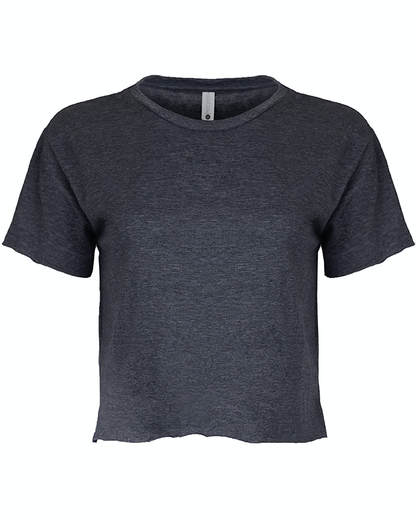 Women's Festival Cali Crop T-Shirt - Antique Denim