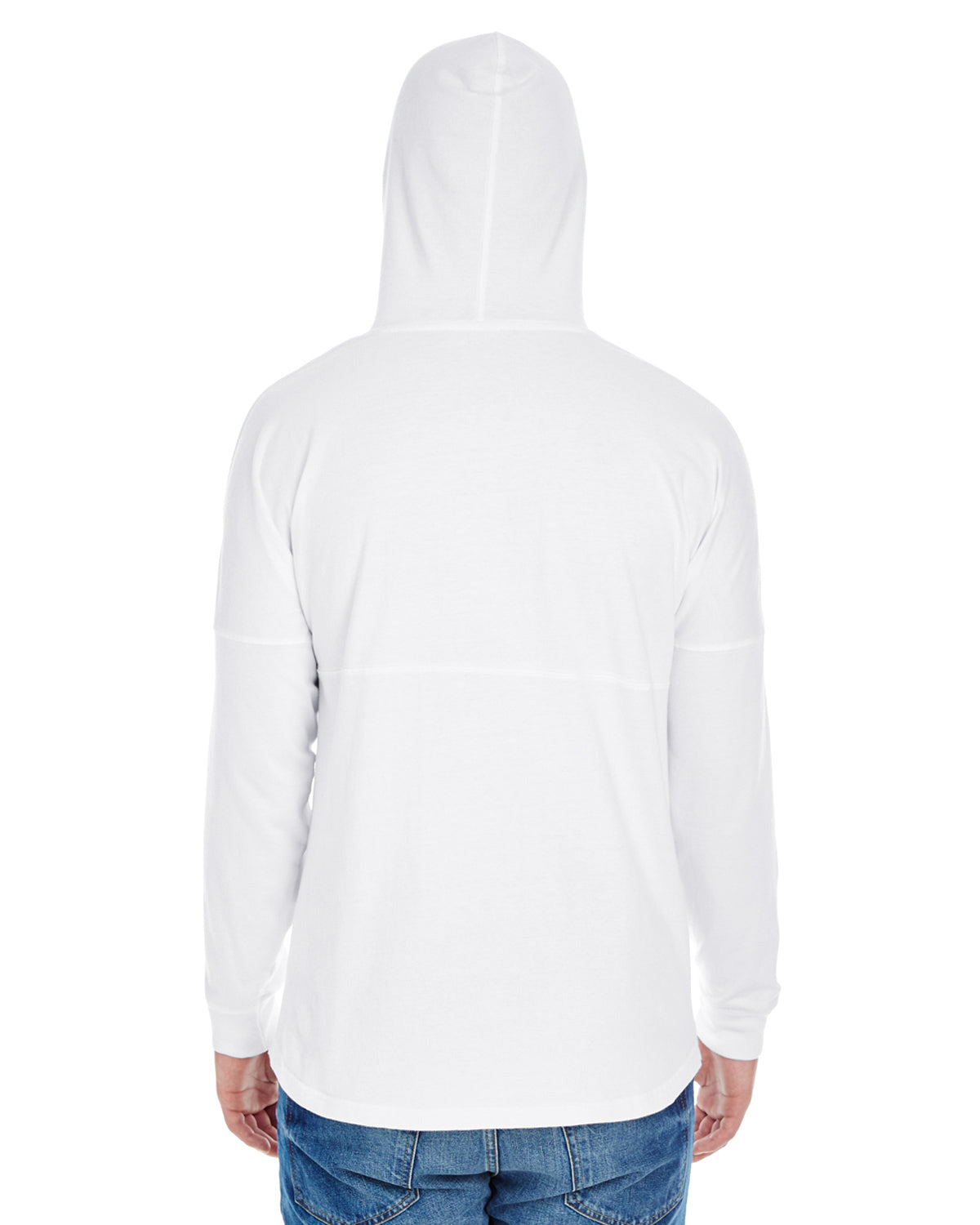 Unisex Game Day Jersey Hoodie - White