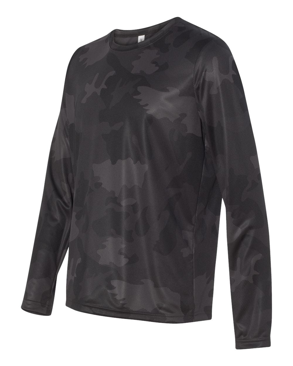Unisex Performance Long-Sleeve T-Shirt - Black Laser Camo