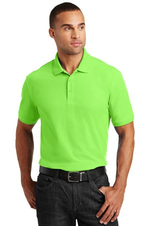 Unisex Core Classic Pique Polo - Lime