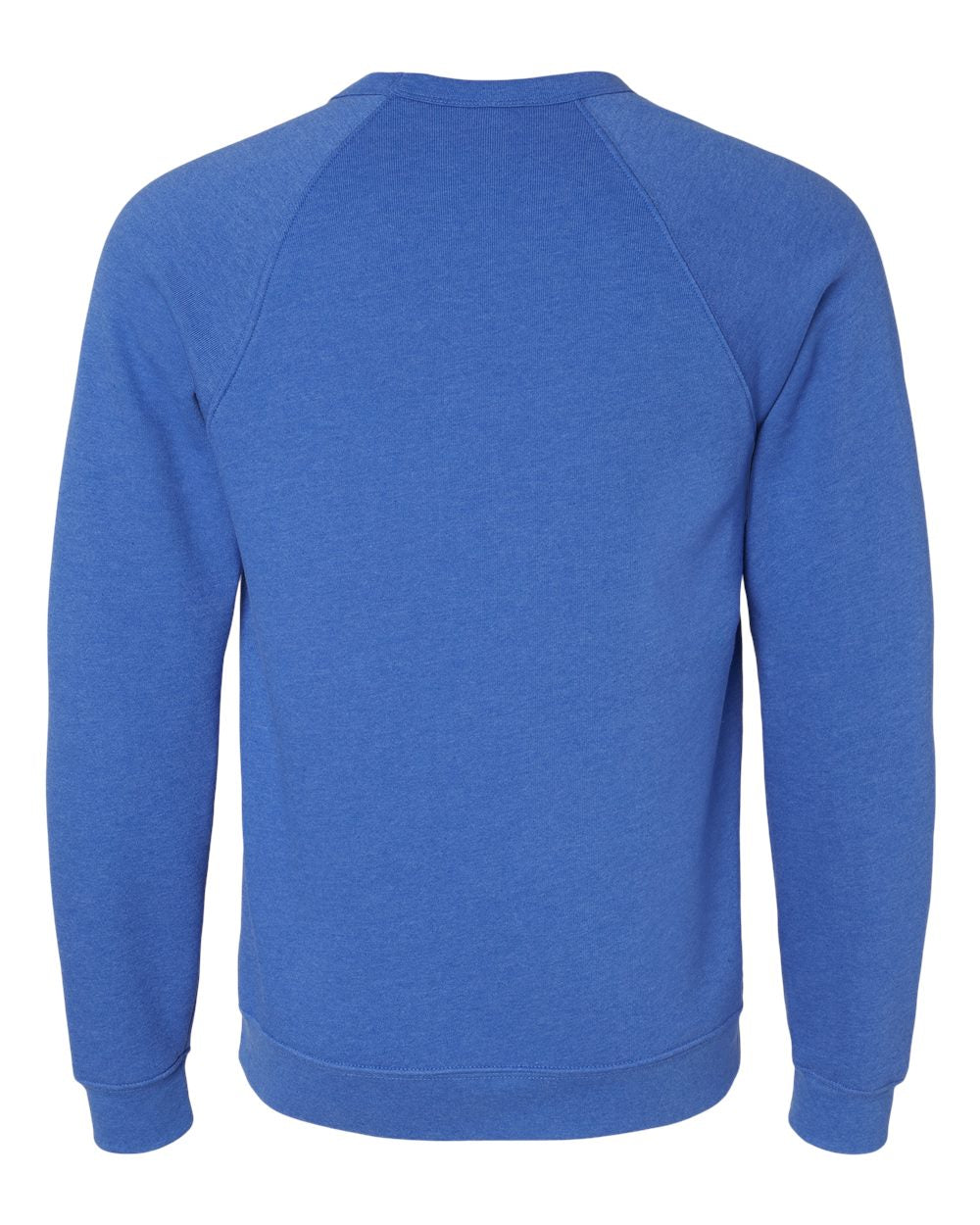 Unisex Sponge Fleece Raglan Sweatshirt - Heather True Royal