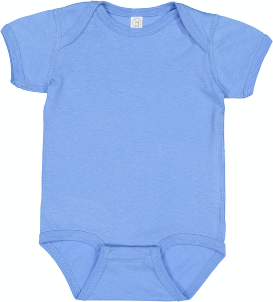 Infant Fine Jersey Bodysuit - Carolina Blue