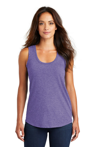 Women's Perfect Tri Racerback Tank - Purple Frost
