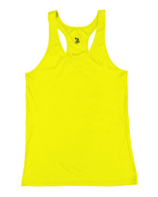 Women’s B-Core Racerback Tank Top - Safety Yellow
