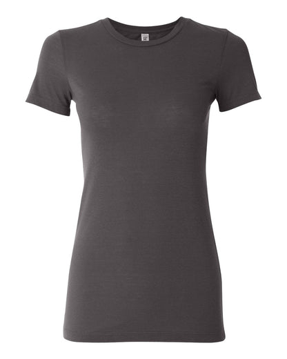 Women's Cotton/Polyester Tee - Asphalt