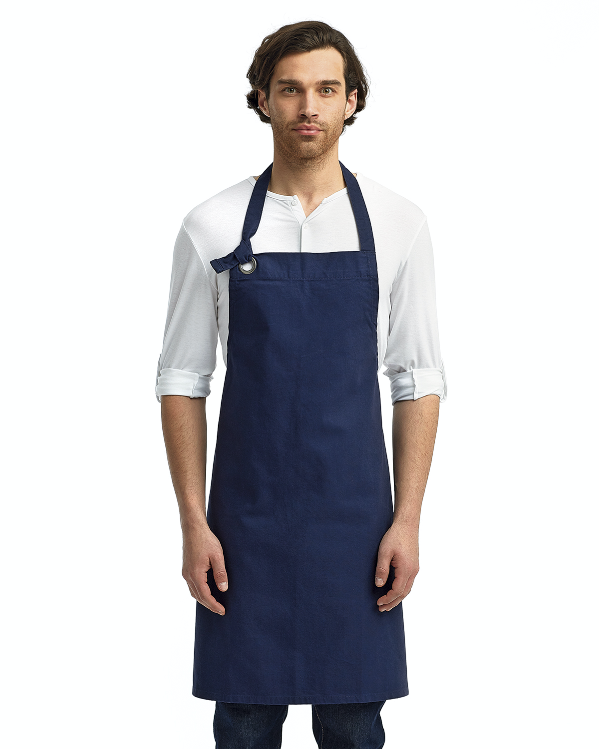 Unisex Calibre Heavy Cotton Canvas Bib Apron - Navy