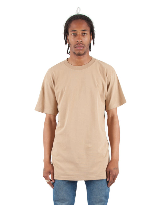 Unisex Active Short-Sleeve Crewneck T-Shirt - Khaki