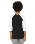 Youth 3/4-Sleeve Baseball T-Shirt - Black / White