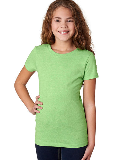 Girl's Youth Princess CVC T-Shirt - Apple Green