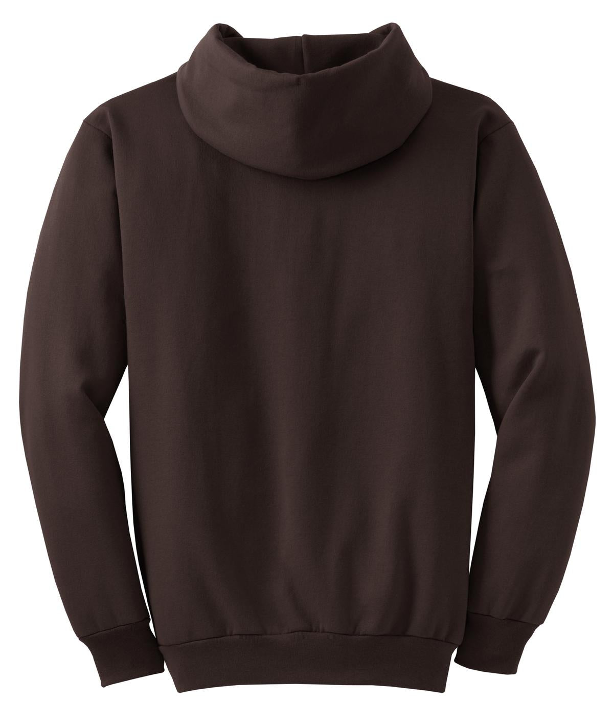 Unisex Core Fleece Pullover Hoodie - Dark Chocolate Brown
