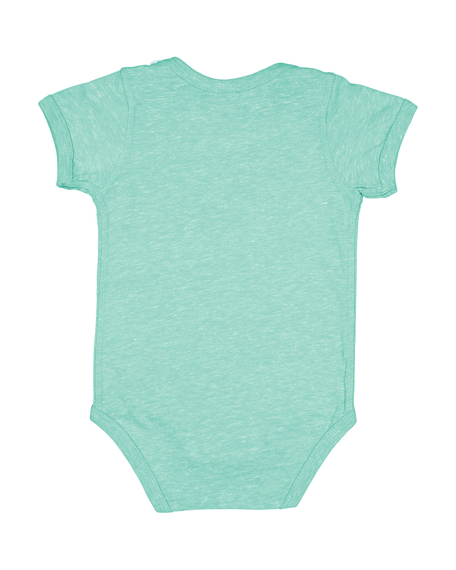 Infant Harborside Melange Bodysuit - Saltwater Melange