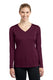 Sport-Tek LST353LS - Women's Long Sleeve PosiCharge Competitor V-Neck Tee - Maroon
