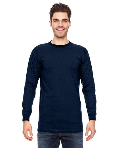 Unisex 100% Cotton Long Sleeve T-Shirt - Navy