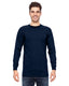 Bayside BA6100 - Unisex 100% Cotton Long Sleeve T-Shirt - Navy