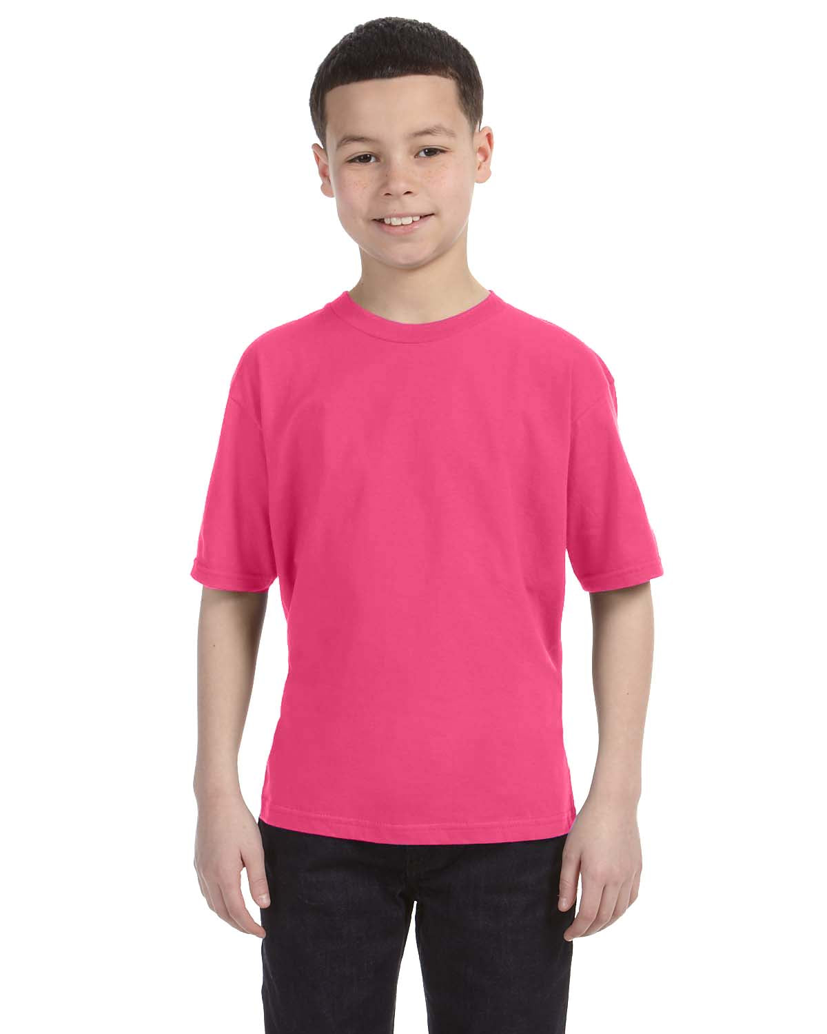 Youth Lightweight T-Shirt - Neon Pink