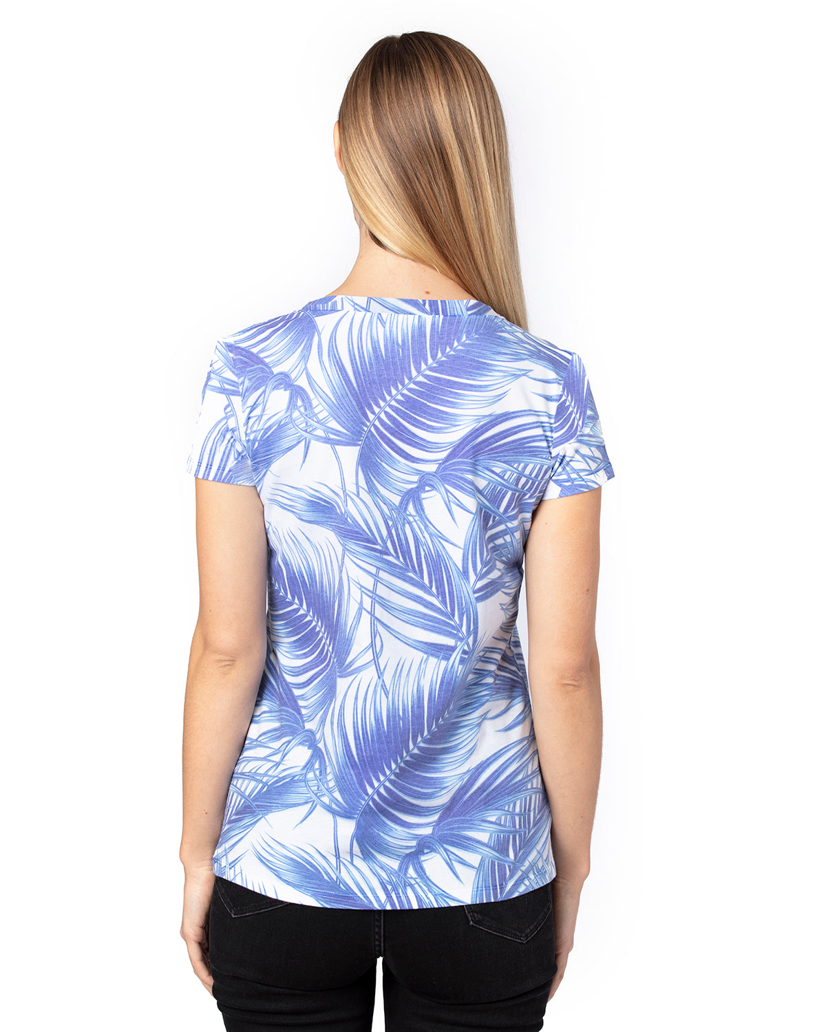 Women's Ultimate V-Neck T-Shirt - Palm Paradise
