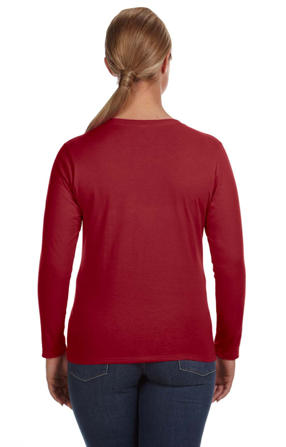Women's Lightweight Long-Sleeve T-Shirt - Independence Red