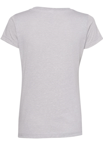 Women's Harborside Melange V-Neck T-Shirt - Gray Melange