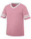 Augusta Sportswear 360 - Unisex Sleeve Stripe Jersey - Pink / White