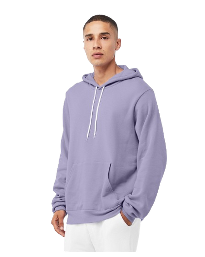 Unisex Sponge Fleece Pullover Hoodie - Dark Lavender