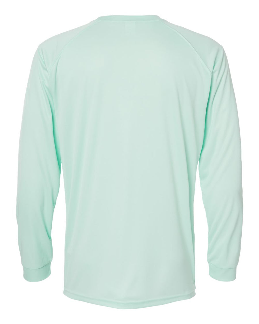 Unisex Long Sleeve Performance Tee - Mint Green