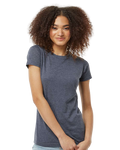 Women's Poly-Rich Slim Fit Tee - Heather Navy