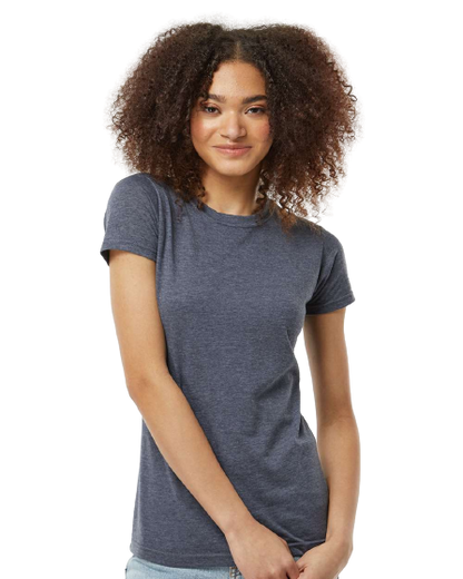 Women's Poly-Rich Slim Fit Tee - Heather Navy