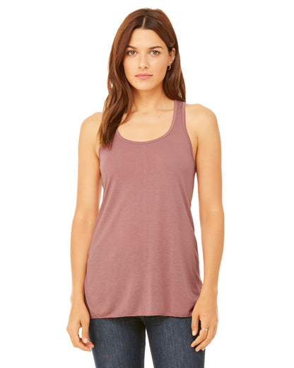 Women's Flowy Racerback Tank - Mauve