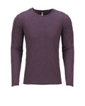 Men's Triblend Long-Sleeve Crew - Vintage Purple