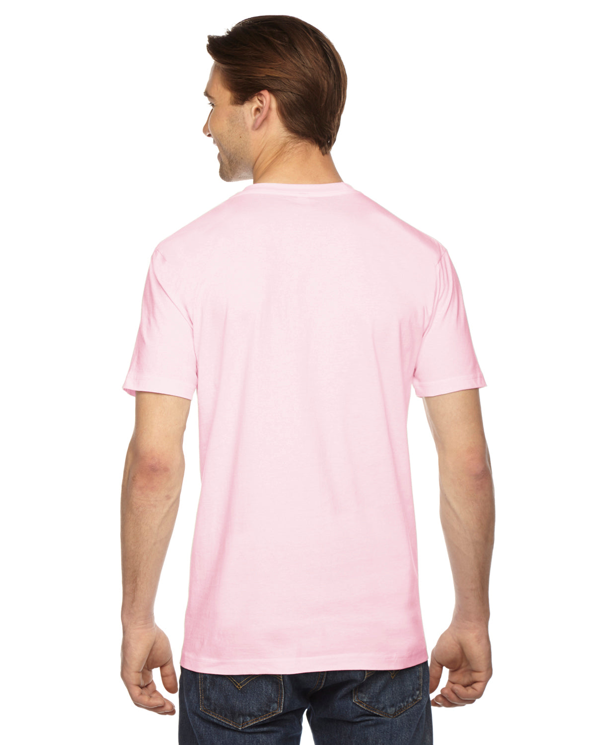 Unisex Fine Jersey Short-Sleeve T-Shirt - Light Pink