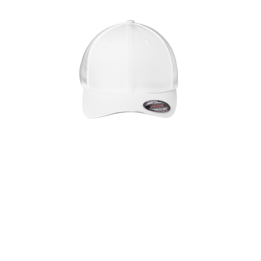 Flexfit Mesh Back Cap - White / White