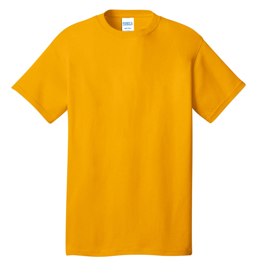 Unisex Core Cotton Tee - Gold