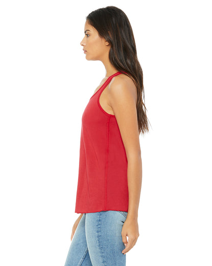 Women's Flowy Racerback Tank - Red