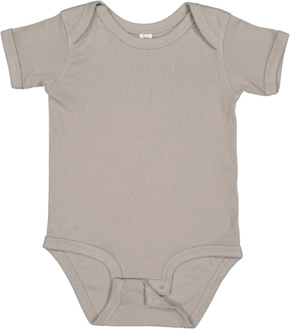 Infant Baby Rib Bodysuit - Titanium
