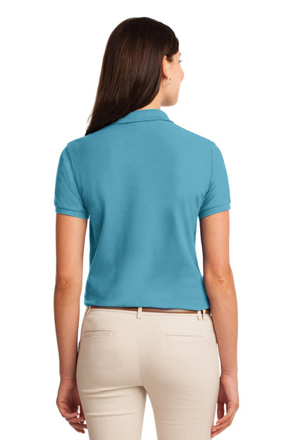 Women's Silk Touch Polo - Maui Blue
