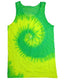 Tie-Dye CD3500 - Unisex 100% Cotton Tank Top - Flo Yellow / Lime