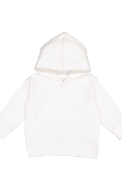 Toddler Pullover Fleece Hoodie - White