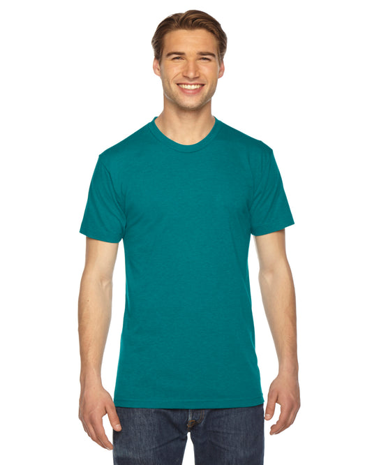 Unisex Triblend Short-Sleeve Track T-Shirt - Tri Evergreen