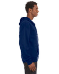 Unisex Premium Full-Zip Fleece Hoodie - Navy