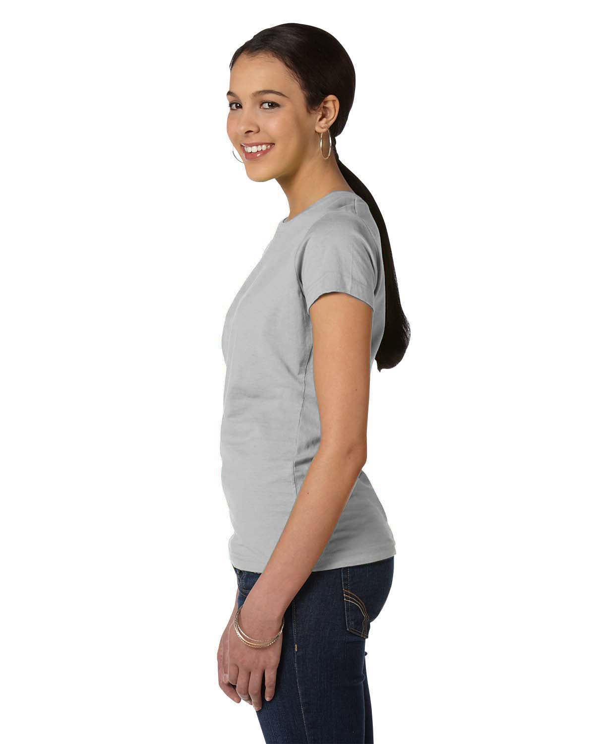 Women's Fine Jersey T-Shirt - Titanium