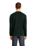 Unisex Long-Sleeve Crew with Pocket - Forest Green