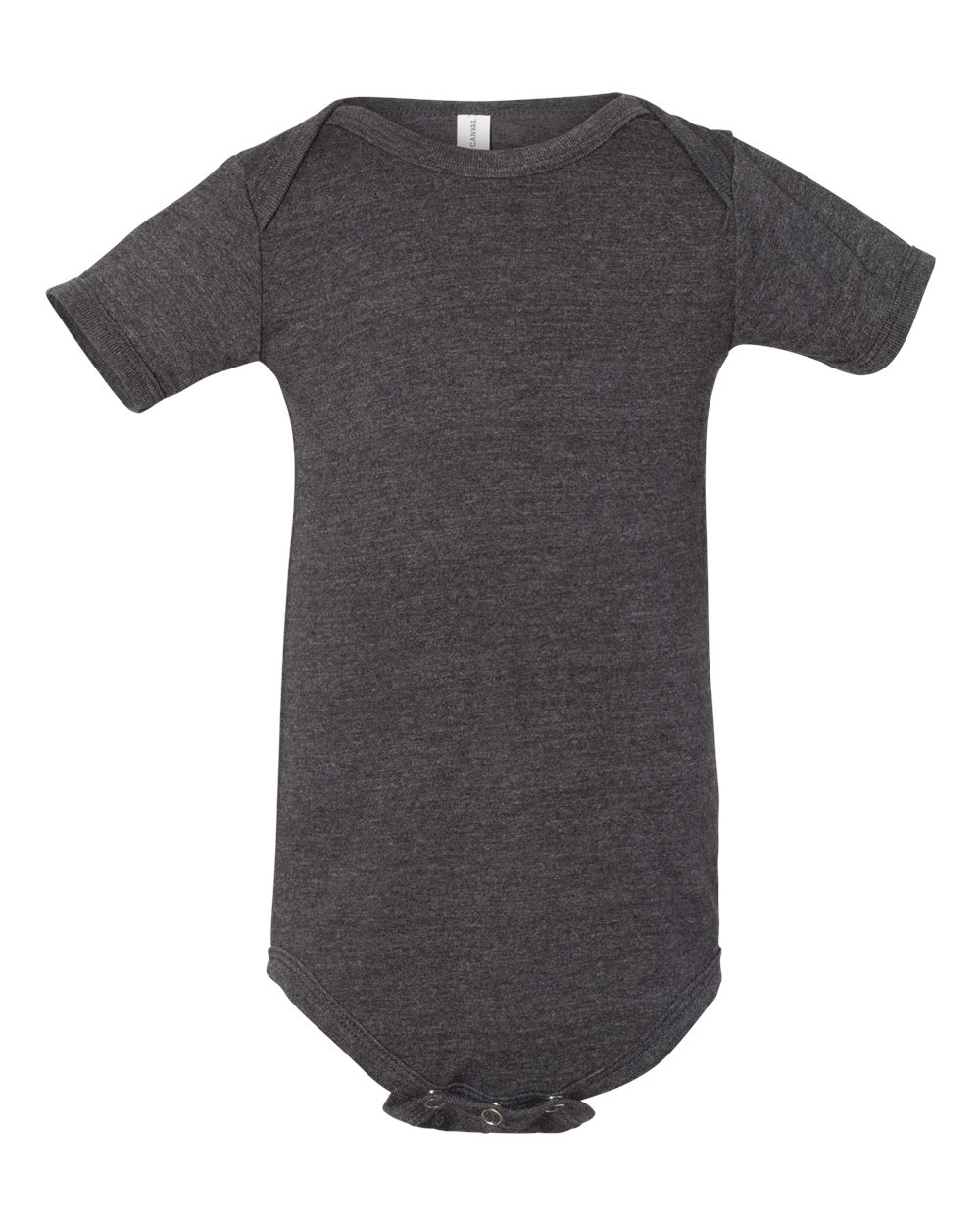 Infant Jersey Short-Sleeve One-Piece - Heather Dark Gray