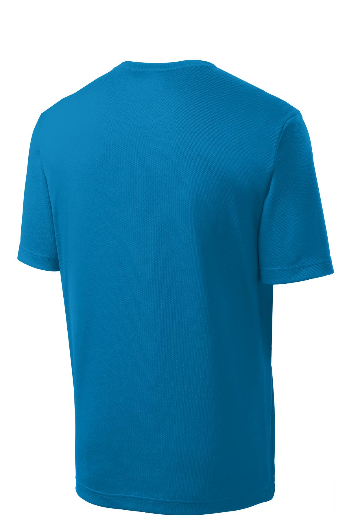Unisex PosiCharge RacerMesh Tee - Pond Blue