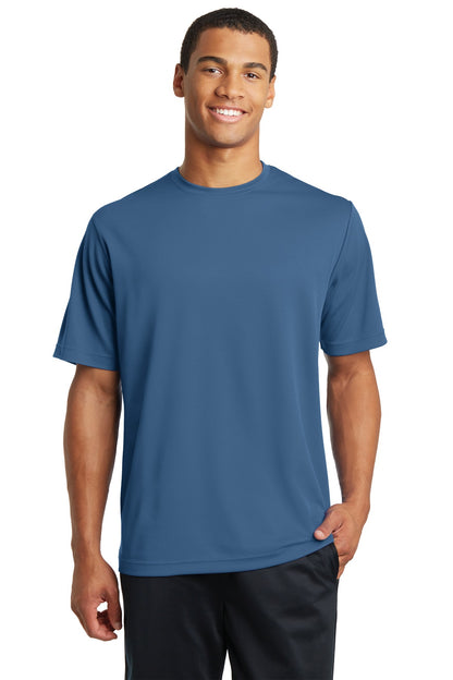 Unisex PosiCharge RacerMesh Tee - Dawn Blue