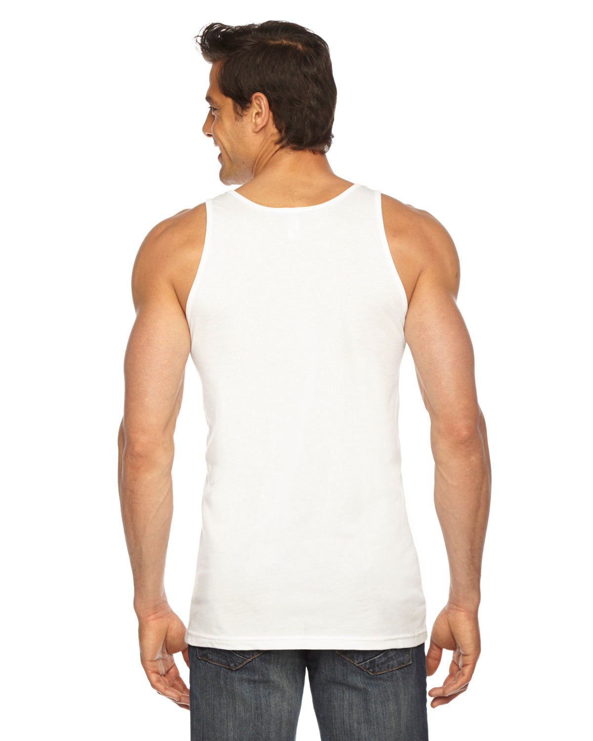 Unisex Poly-Cotton Tank - White