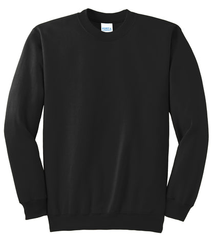 Unisex Tall Essential Fleece Crewneck Sweatshirt - Jet Black