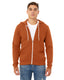 Bella + Canvas 3739 - Unisex Poly-Cotton Sponge Fleece Full-Zip Hoodie - Autumn
